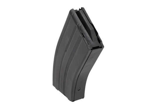 C Products 7.62x39 AR magazine with black follower holds 20 rounds.